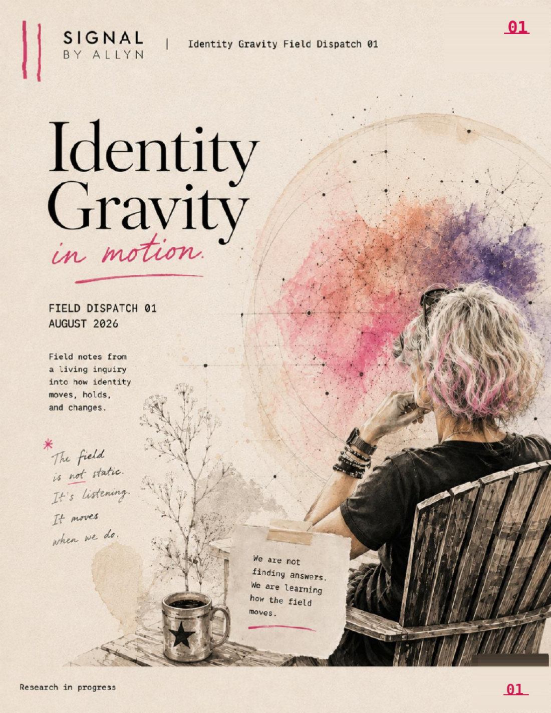 Identity Gravity in Motion, Field Dispatch 01 cover